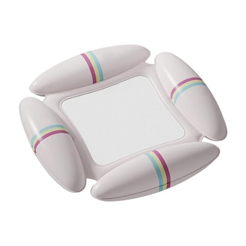 Veasbuu Tumbona flotante de piscina – Silla flotante inflable de PVC – Reposacabezas ergonómico para adultos, para hombres y mujeres, para la madre, deportes acuáticos de verano, lago y playa