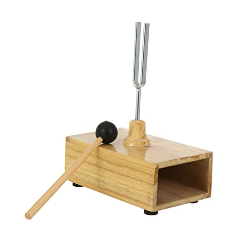 BIUDECO Tuning Fork Speaker Kit 512hz Resonance Box for School Education Physics Props