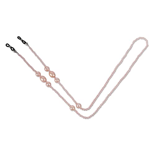 Image of Unisex Specs Holder Hook & Loop Anit Slip Eyewear Lanyard Beads Strap Chain
