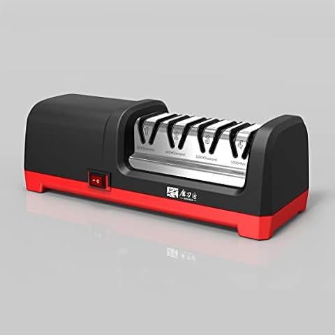 TAIDEA TG2102 Professional Electric Knife Sharpener for Straight Knives Diamond Abrasives, Quickly Sharpening, Repair/Restore/Polish Blades Cover