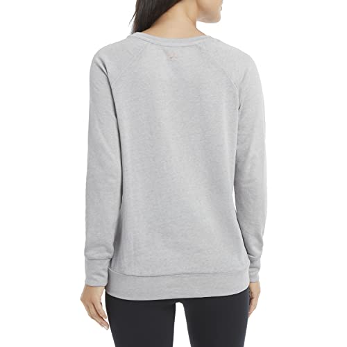 Image of Danskin Women's Long Sleeve Mineral Wash Pullover Top