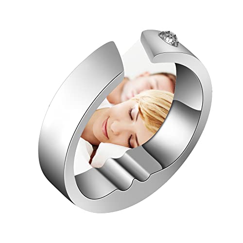 Anti-snoring Ring, Relieving Snoring and Aiding Sleep Stop Snoring Devices That Work for Women, Stop Snore Breath Aid Anti-snoring Devices Guard Sleep Breathing Snoring Improve Breathing (M)
