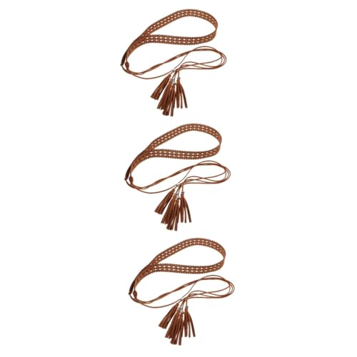 Ceinture femme macramé tressée élastique accessoire mode pour jupe et jean