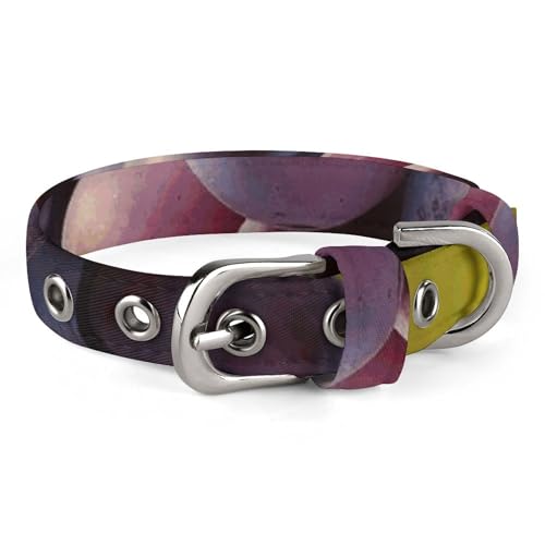 Collier réglable chiens et chats finition soignée teinte Raisins du désert
