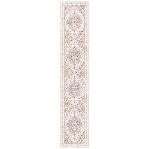 Madane Runner Rugs for Hallway 2x10 Long Washable Non-Slip Hallway Runner Rug Low-Pile Stair Kitchen Runner Soft Throw Carpet for Entrance Living Dining Laundry Room (Pink, 2 x 10)