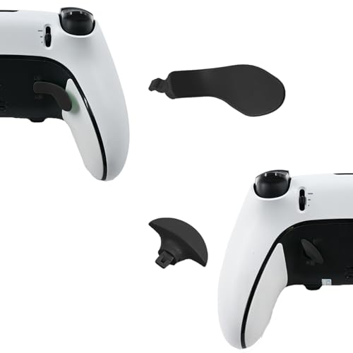 Image of 4 Pcs Edge Controller Back Paddles for PS5 DualSense Edge Controller, Paddles Replacement Compatible with PS5 Edge Controller, Metal Paddles for PS5 DualSense Edge Controller (Black)