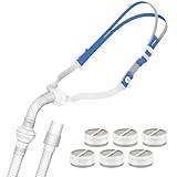 Replacement Connector for P10 Compatible with AirMini & Airfit w/Strap, Humi Dx Plus (6PCS) & Short Tube to Connect Any 22mm Hose, IBEET Replacement Supplies for P10