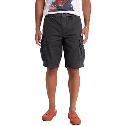 UNIONBAY Men's Survivor Cargo Shorts with Belt Cover