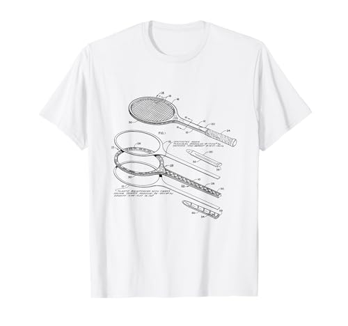 Tennisplayer Deportes Histórico Raqueta Dibujo Tenis Camiseta