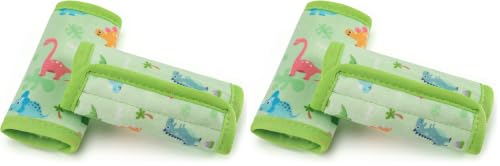 Image of COOLBEBE Car Seat Straps Shoulder Pads for Baby Kids, Super Soft Seat Belt Covers for All Car Seats /Pushchair /Stroller /High Chair (Pack of 2)