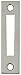 Baldwin 0494140MORT Mortise Strike, Bright Nickel
