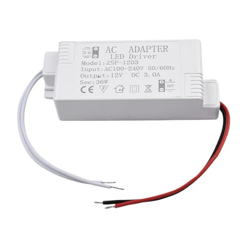 Alimentation LED 12V 36W transformateur AC90-240V adaptateur plafonnier