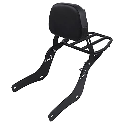Sissy bar Rebel CMX 1100 en acier noir haut de gamme avec dossier confort