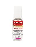 MAVALA - Mava-Strong 10 ml, Base Fortalecedora y Protectora para Uñas, Naturales y Fuertes, Esmalte Incoloro con Brillo, Uso Semanal, Acaba con las Uñas Finas, Incoloro y Brillante