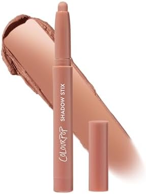 ColourPop Shadow Stix - Cream Eyeshadow Stick with Long-Lasting Color - Multi-Use Cream Makeup with a Built-In Sharpener & Precise Tip for Easy Application - Bare With Me (0.05 oz)