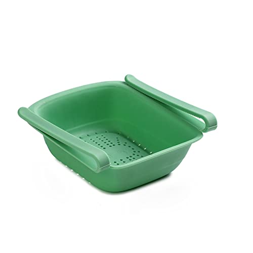 Organisateur de Tiroir de Réfrigérateur, étagère de Réfrigérateur, Tiroir de Réfrigérateur avec Trous de Drainage, Organisateur de Tiroir de Réfrigérateur Empilable, Support de