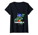 Photo Gallery donna vintage floreale fiore venezuela heritage family matching maglietta con collo a v Photo Gallery donna vintage floreale fiore venezuela heritage family matching maglietta con collo a v