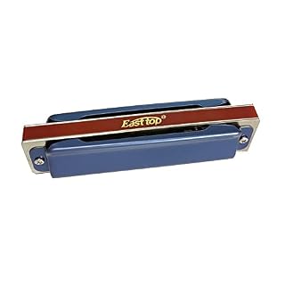 Harmonica Harmonica diatonic blues harp Paddy Tone t008k noir et bleu bouche orgue instrument clé C A B - Les Beatles, Paul McCartney, John Lennon, RIngo Starr, George Harrison Harmonica Harmonica diatonic blues harp Paddy Tone t008k noir et bleu bouche orgue instrument clé C A B – Image 3