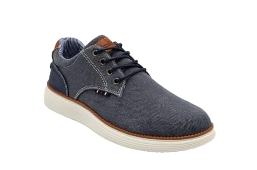 Image of AKADEMIKS Mens Dayton Oxford, Comfortable Footwear for Formal and Casual Wear