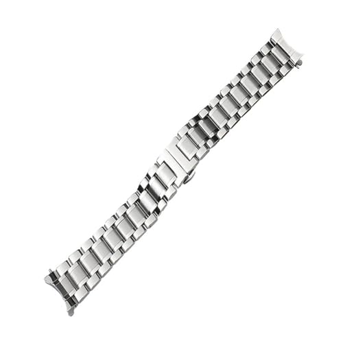 Bracelet de montre acier inoxydable avec fermoir papillon sûr