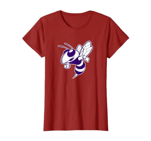 Deep Creek High School Hornets T-Shirt, Women, Cranberry Red, X-Small