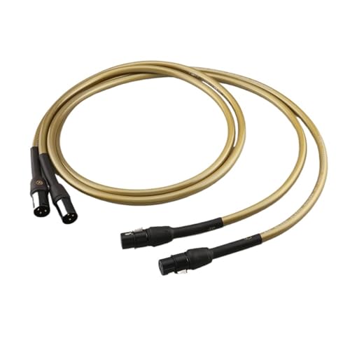 OFC Pure Copper Plated Silver 2RCA To2 RCAA Audio Cable Line Wire A70 HiFi RCAA XLRR Cable(XLR Cable,1m)