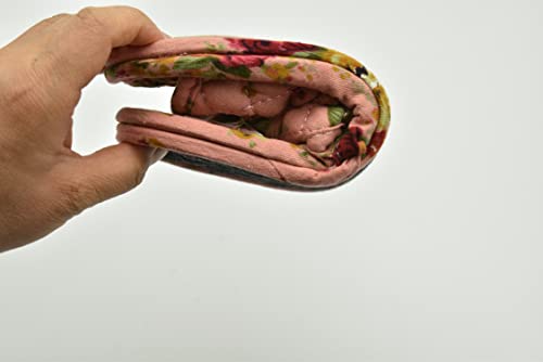 Image of Ultralight Soft Indoor Open Toe Cotton linen Slippers Absorb Sweat Cloth Bottom House Slippers