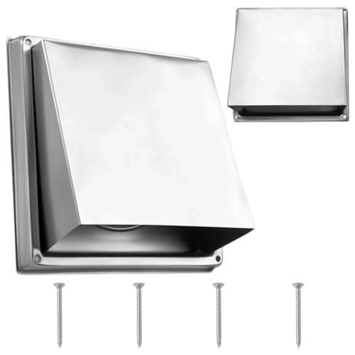 Évents muraux en acier inoxydable 304 LEONTOOL avec grille amovible pour protection durable