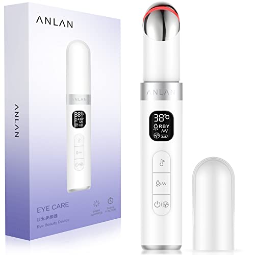 Masseur anti-cernes ANLAN à chaleur réglable 38-45°C et écran LCD intelligent