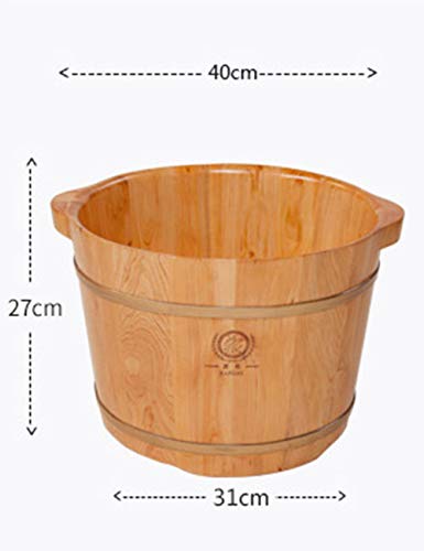 Balde de Madera Maciza para Pies Spa Masaje miniatura 2