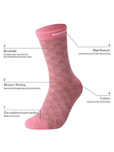 Mens Dress Socks 6 Pack Silver Anti Odor Combed Cotton Moisture Wicking Size 6-142