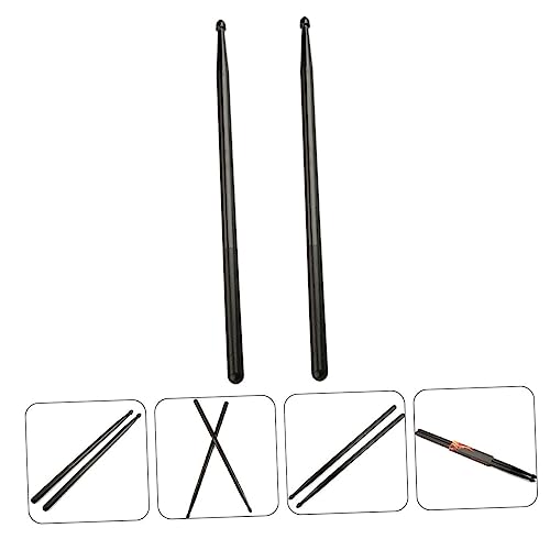 1 par de baquetas para batería con punta de nailon y mango antideslizante, para instrumentos de percusión, duraderas y de rendimiento profesional miniatura 4