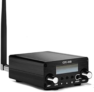 Fm Transmitter Long Range Stereo Transmitter for Home Church Parking Lot Drive-in Supermarket Conference Factory Lights Show