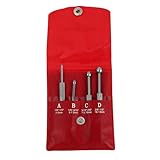 Cabilock 4 Stück Teleskop Lochlehren aus Edelstahl mit Einstellbarem Messbereich 8 150mm und Gleichmäßigem Anpressdruck für Metallbearbeitung