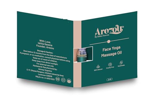 Generic Face Yoga Massage Oil/Serum for All Age Groups, Face Oil for Radiant, Correcting Dark Spots, Hydrate The Skin | Nourish, Revitalize, and Uplift Your Skin (Mini kit-Oil+Soap)