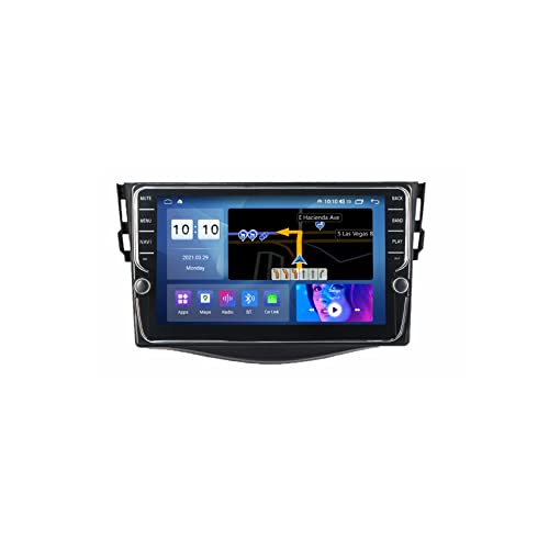 Android 10.0 Coche Estéreo Bluetooth IPS Pantalla Táctil Coche Radios Navegación GPS Para Toyota RAV4 2005-2013 9 Pulgadas Reproductor Multimedia MP5 Con 4G WiFi DSP Carplay Cover