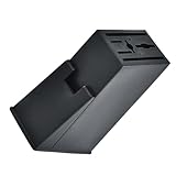 SAFIGLE Soporte para Cuchillos de Plástico Negro Multifuncional Organizador de Cocina Compacto y Estante Escurridor para Cubiertos Juego de Almacenamiento Práctico para Uso Doméstico