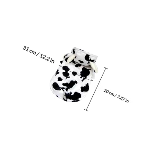 Disfraz de Vaca para Perro Talla XS miniatura 2