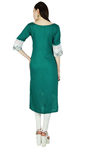 Bimba Donne Kurta Kurti 3/4 Manica Formale Casual