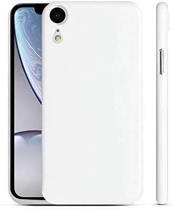 PEEL Ultra Thin iPhone XR Case, Jet White - Minimalist Design | Branding Free | Protects and Showcases Your Apple iPhone XR