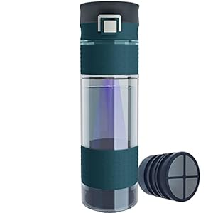 GOSOIT Waterfilter voor noodgevallen, voor kamperen, sport, reizen, waterfilter, filteren voor wandelen, kamperen, overleven, reizen en noodgevallen, verwijderd