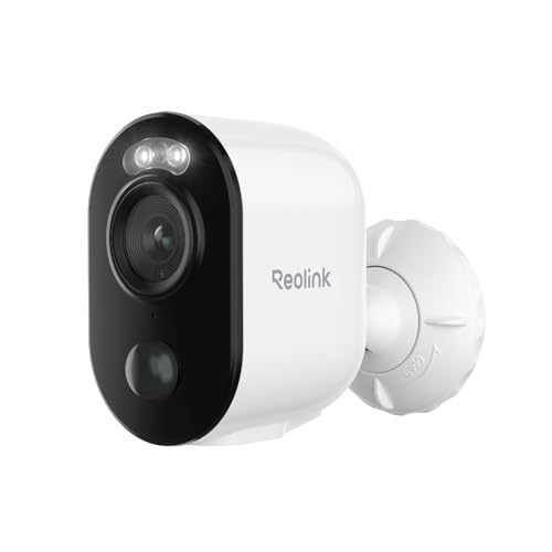 REOLINK 2K 3MP Wireless Security Camera Outdoor, 2.4GHz WiFi Built-in Spotlight, Home Surveillance Indoor Outside, Solar/Battery Powered, Smart Detection, Motion Recording, No Subscription,