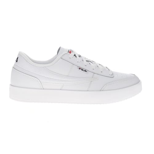 Image of Fila Mens Royalton Perforated Lace Up Sneakers Shoes Casual - White