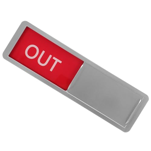 がいしゅ オフィスの看板 店舗用標識 サイン 切り替えマグネットタイプ ドア用スライダーサイン プライバシードアサイン 使用中 空室 オフィスのドアの看板 引き戸 様々 合成樹脂