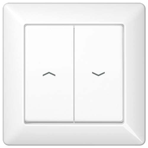 Jung AS590 5PWW Rocker for Blind Switch/Button, White