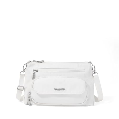 Image of Baggallini Original Everyday 11x7.5 Crossbody Bags Rfid Protected Lightweight Nylon Zippered Travel Purse