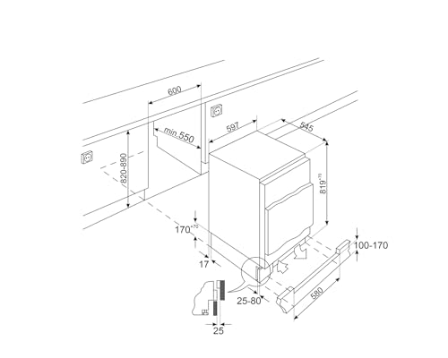 U8C082DF réfrigérateur Smeg - vue 3