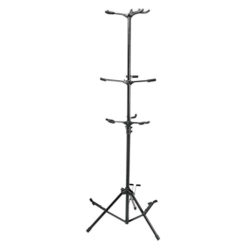 Onstagestands GS7652B Stand de luxe universel pour 6 Guitares Hauteur réglable Tube 25/30 mm - Les Beatles, Paul McCartney, John Lennon, RIngo Starr, George Harrison Onstagestands GS7652B Stand de luxe universel pour 6 Guitares Hauteur réglable Tube 25/30 mm