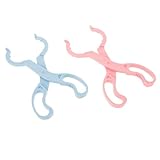 HAMPPLIES 2pcs Bottle Clip and Milk Bottle Clamp for Infants Anti-slip Plastic Portable Multi-function Feeder Tool for Breastfeeding
