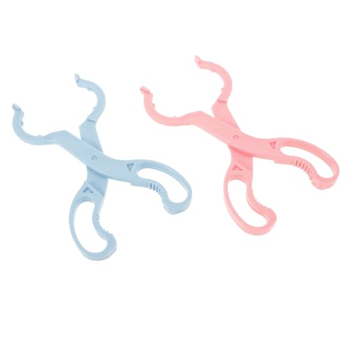 HAMPPLIES 2pcs Bottle Clip and Milk Bottle Clamp for Infants Anti-slip Plastic Portable Multi-function Feeder Tool for Breastfeeding